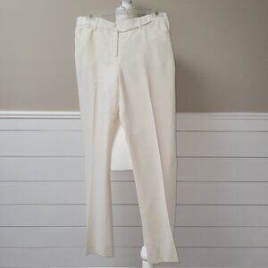 Classic Ivory/Cream Colored Trousers -Size 6